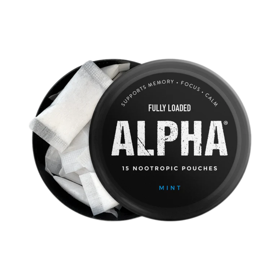 Fully Loaded Alpha Mint, 15 Nootropic Pouches