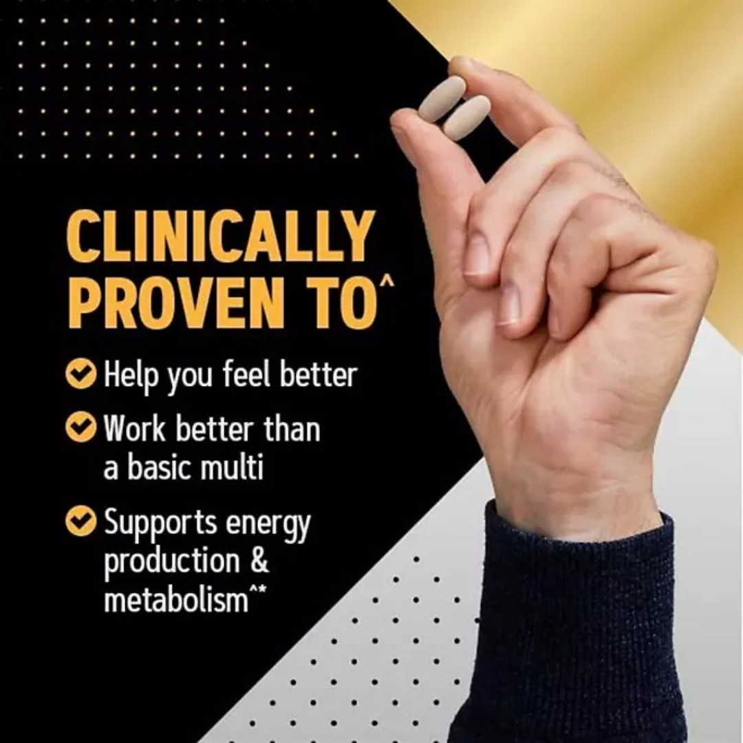 GNC Mega Men Energy and Metabolism Multivitamin 180 Caplets