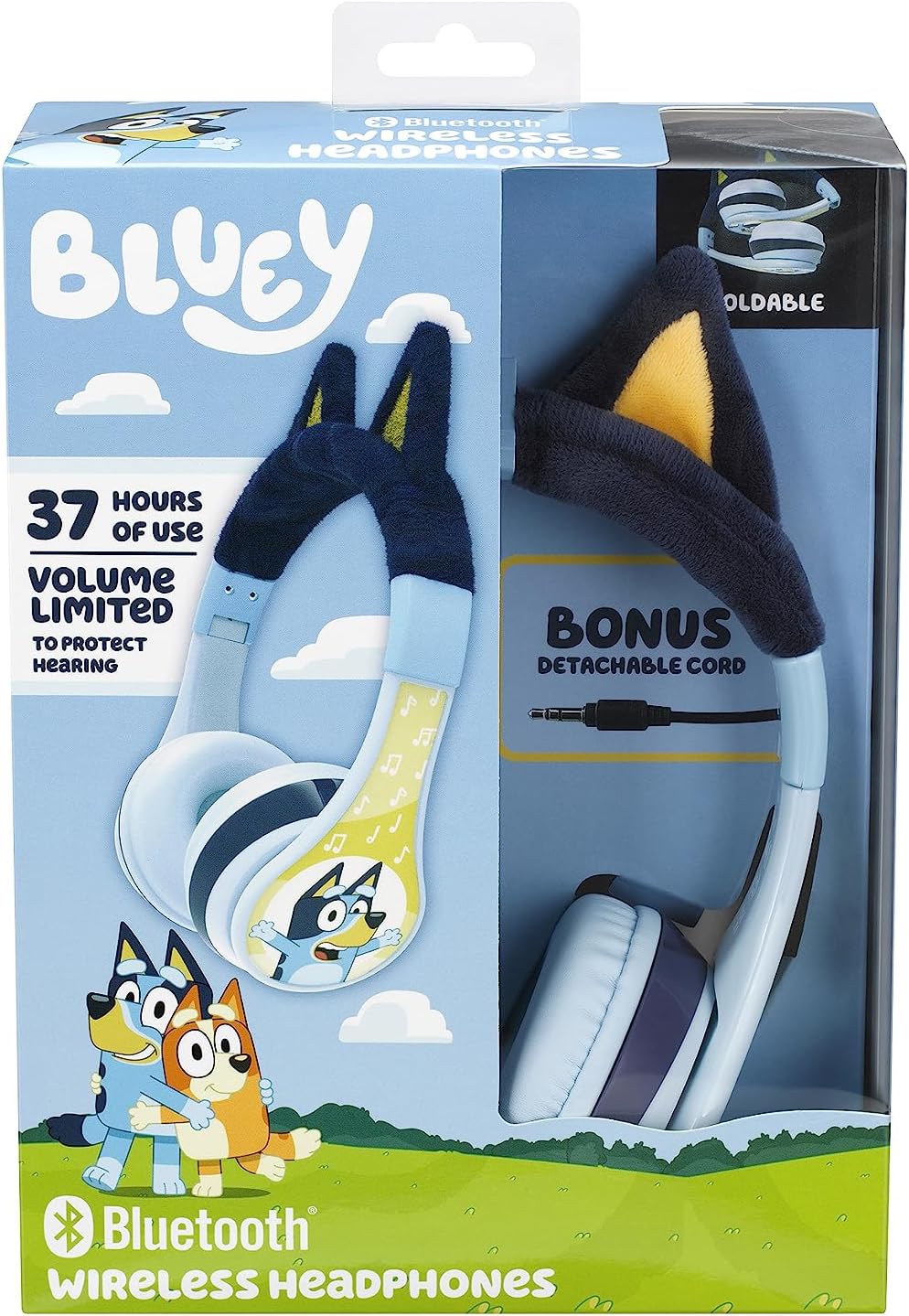 EKids Bluey Bluetooth Wireless Headphones Limited Volume, 1 Piece