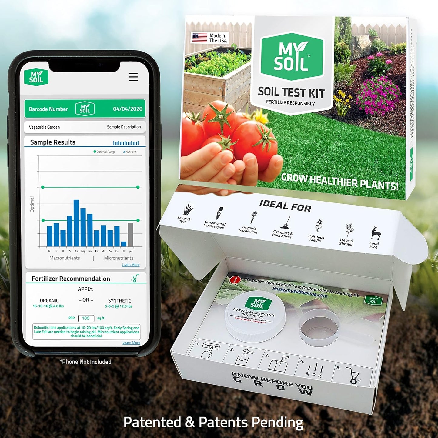 MySoil Test Kit Grow Healthier Plants