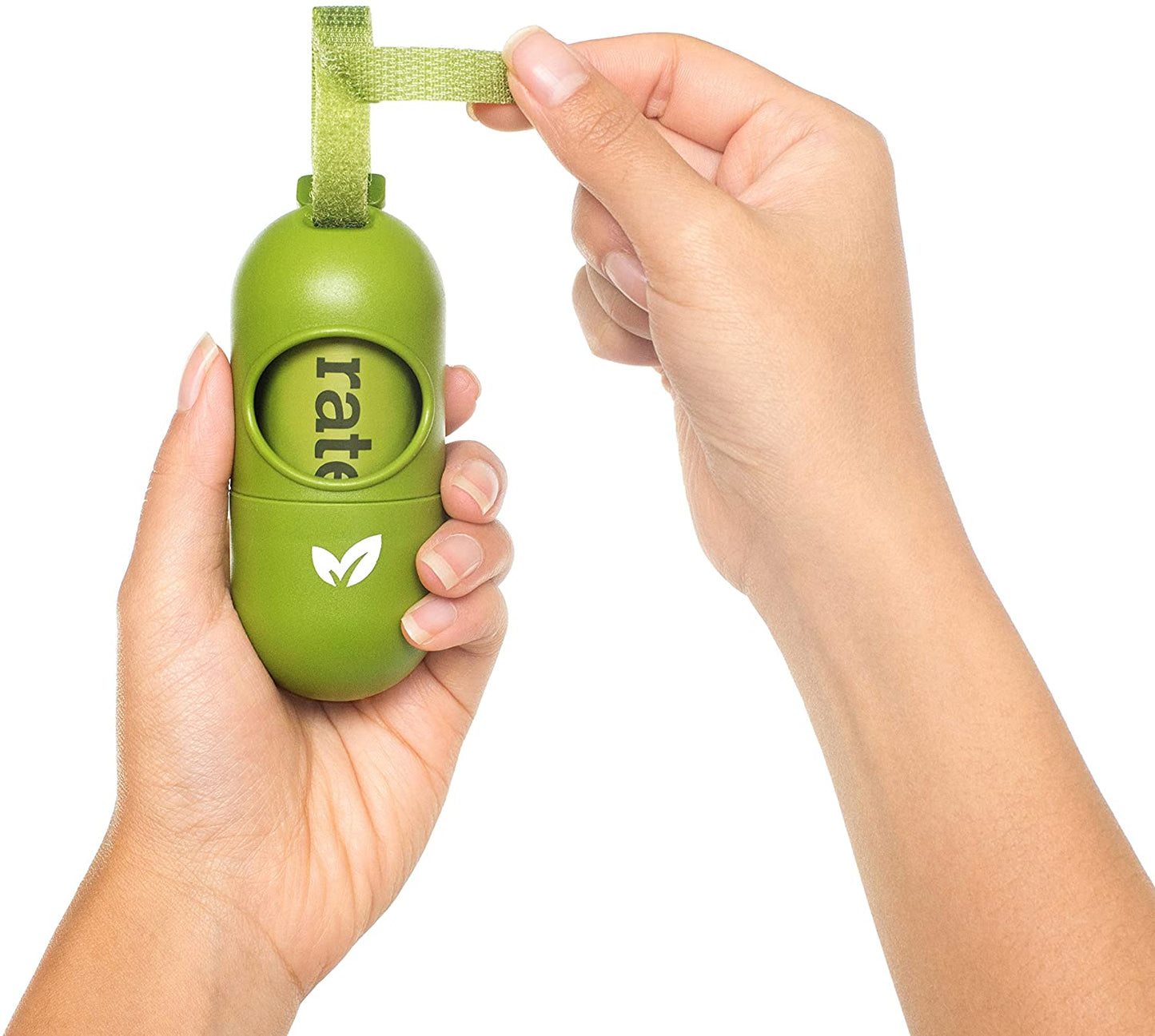 Earth Rated Poop Bags Leash Dispenser for Dog, Lavender Scented 15 Bags (9" x 13") (Green)