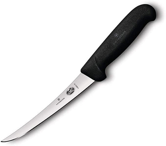 Victorinox Fibrox Pro 6-inch Boning Knife with Flexible Blade, Black