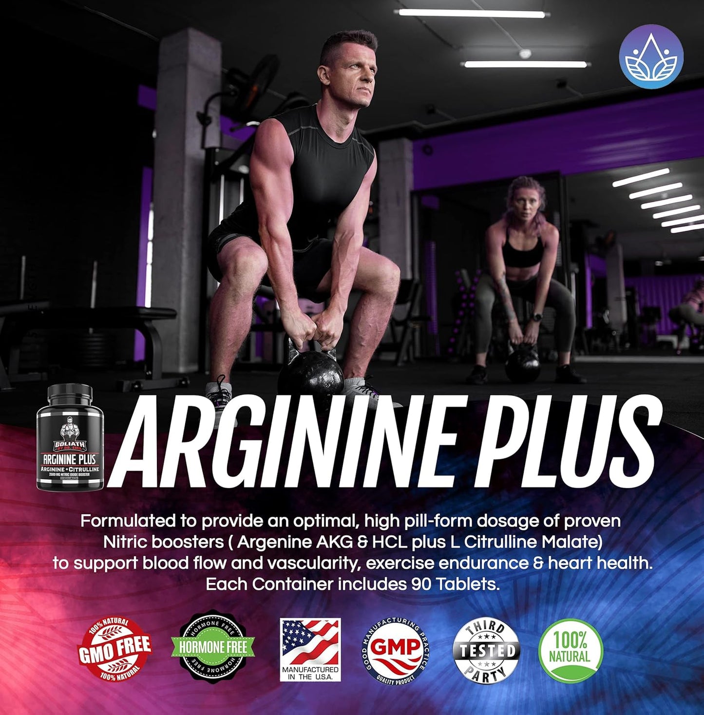Dr. Emil Arginine Plus + Citrulline 2500mg Supplement 90 Tablets