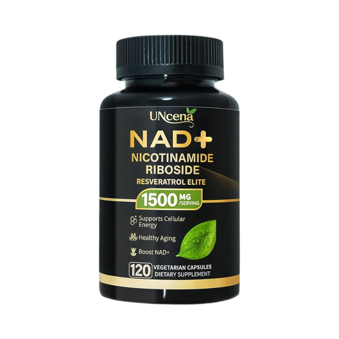 UNcena NAD+ Supplement 1,500 mg, 120 Capsules