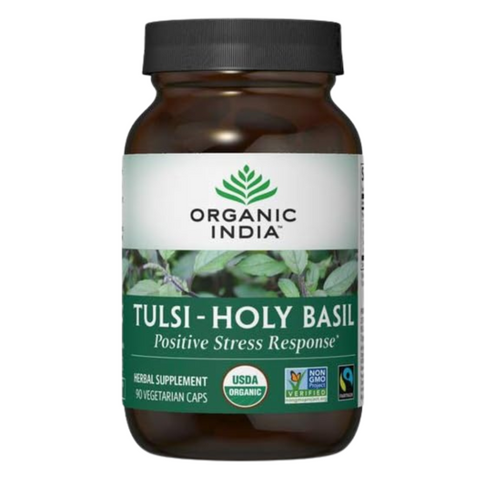 Organic India Tulsi-Holy Basil Supplement 90 Vegetarian Caps