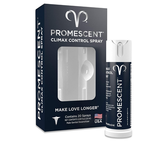 Promescent - Made in the USA - Desensitizing Delay Spray Prolonged Climax For Him, 2.6 ml, 20 Sprays