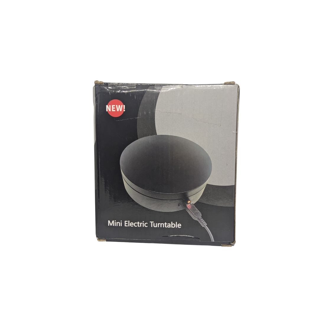 Mini Electric Turntable, White