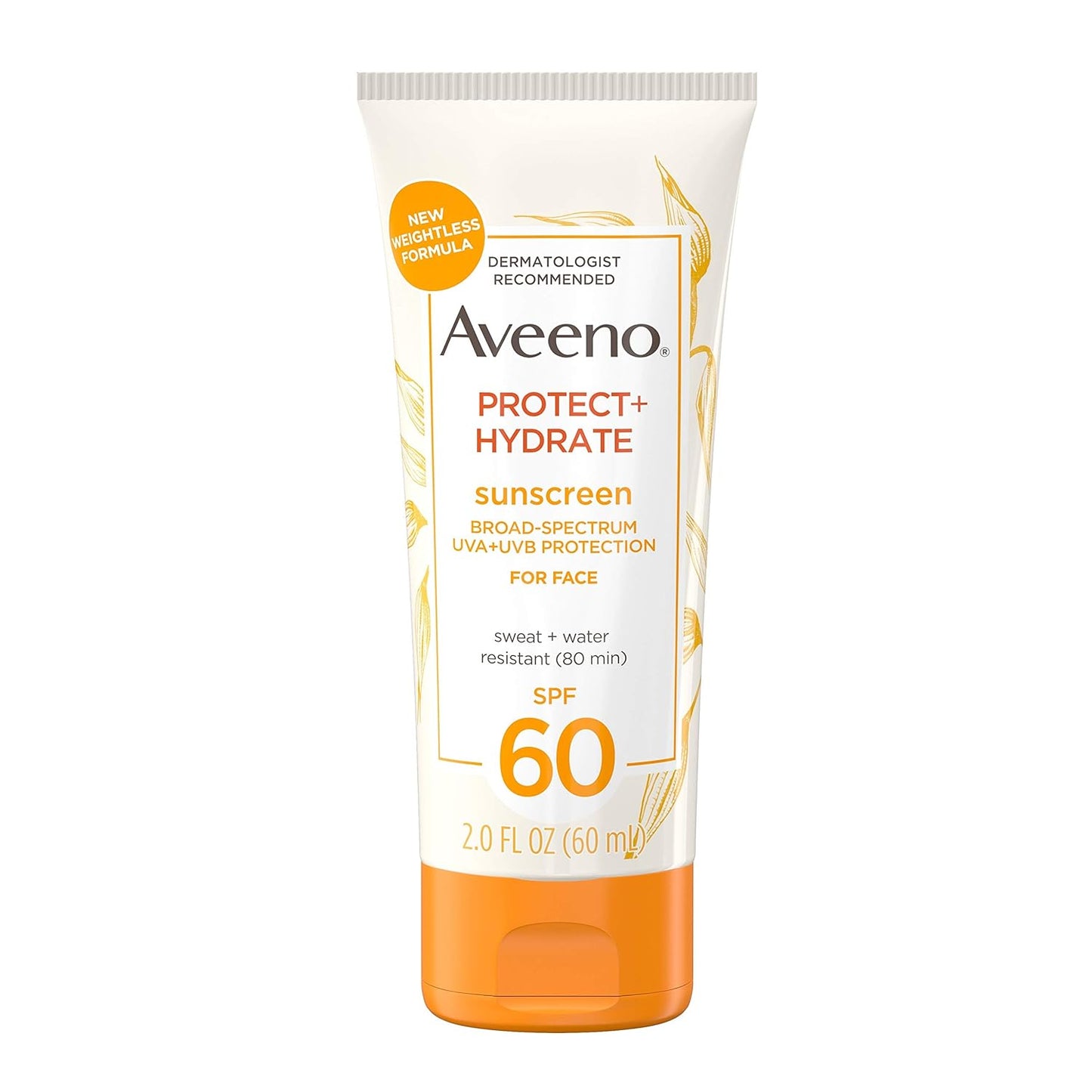 Aveeno Protect + Hydrate Sunscreen SPF 60 - 2.0 fl oz (60ml)