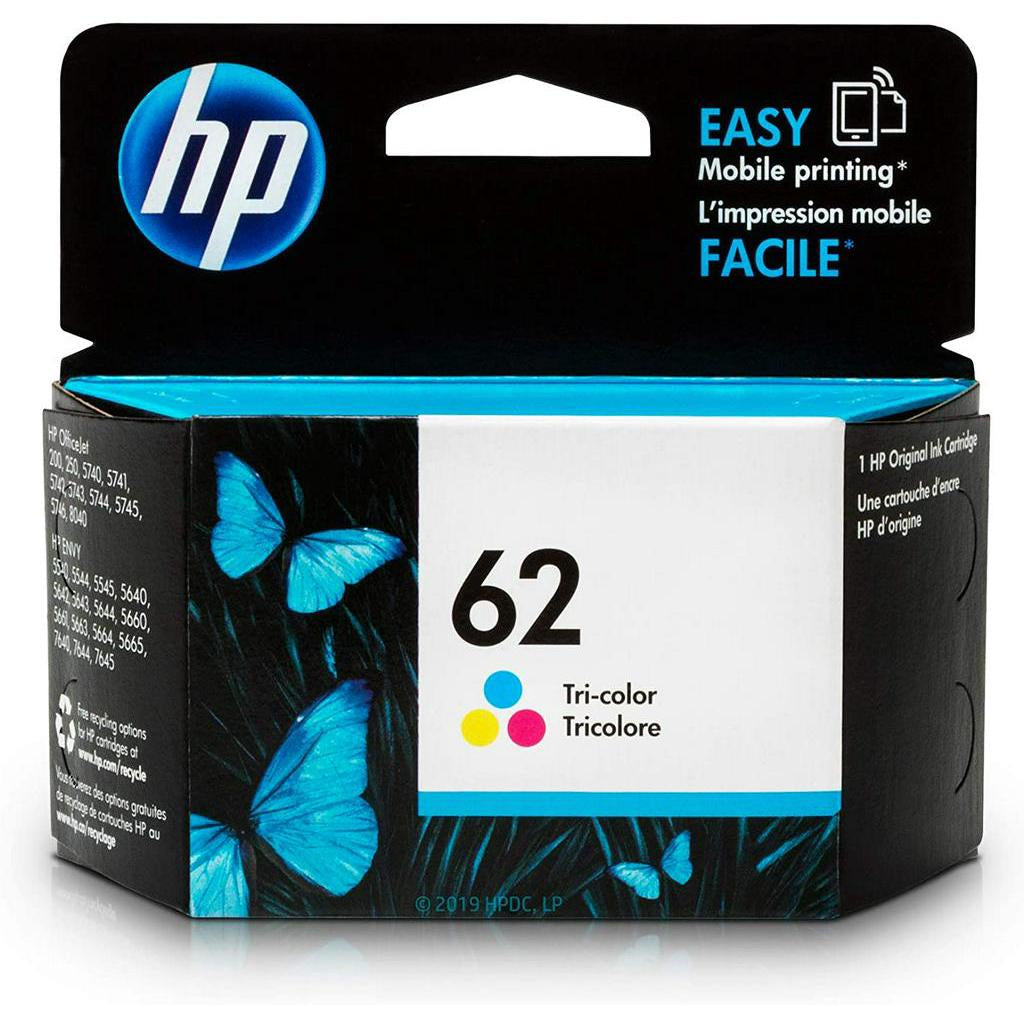 HP 62 Ink Cartridge Tri-Color C2P06AN