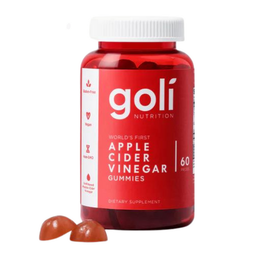 Goli Apple Cider Vinegar Gummies 60 ct Vegan, Organic, Non GMO, 1 Bottle