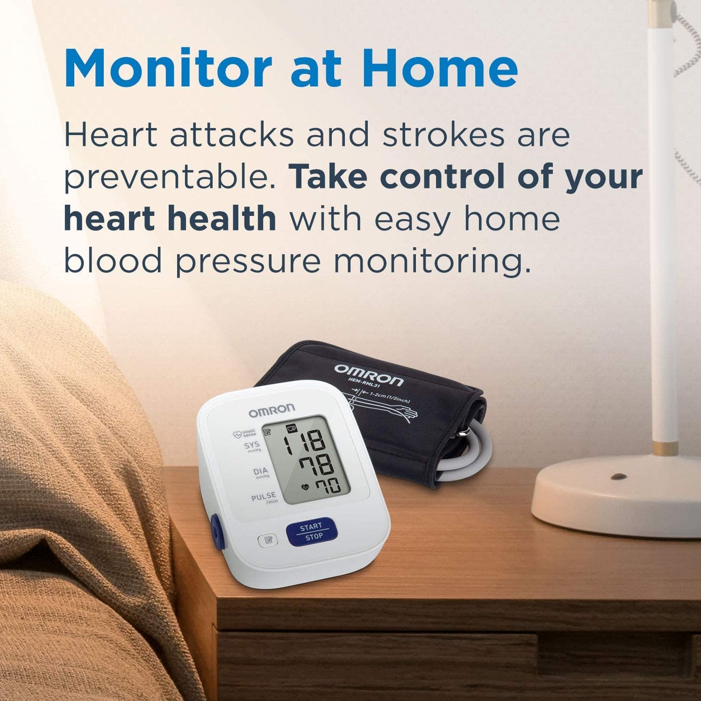Omron BP5100 Bronze Wireless Bluetooth Upper Arm Cuff Blood Pressure BP Monitor Machine