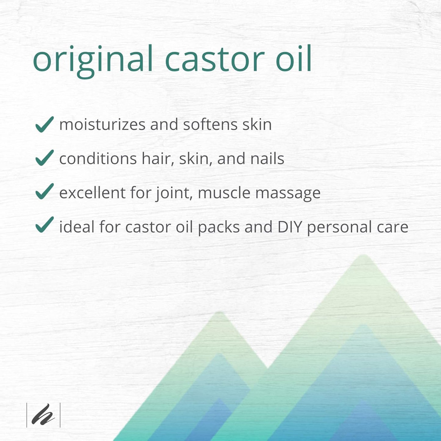 Home Health Organic Castor Oil Cold-Pressed Non-GMO Conditioning Oil For Body, Hair and Brows (1 Count)