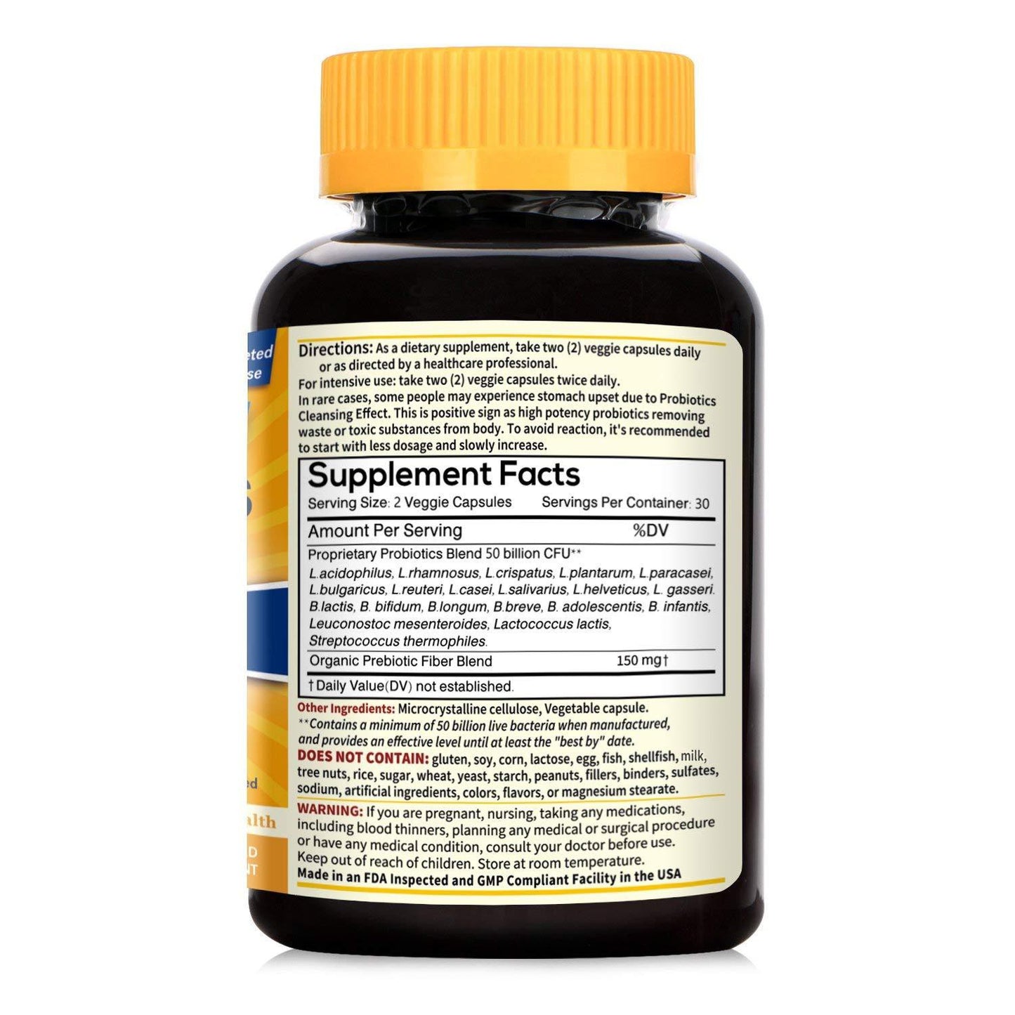 NewRhythm Probiotics 20 Strains, 50 Billion CFU, 60 Caps