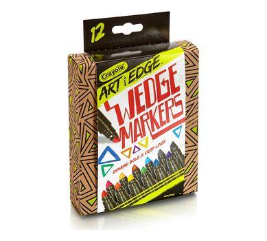 Crayola Art with Edge, 12 ct. Broad Line Wedge Markers (58-7212)