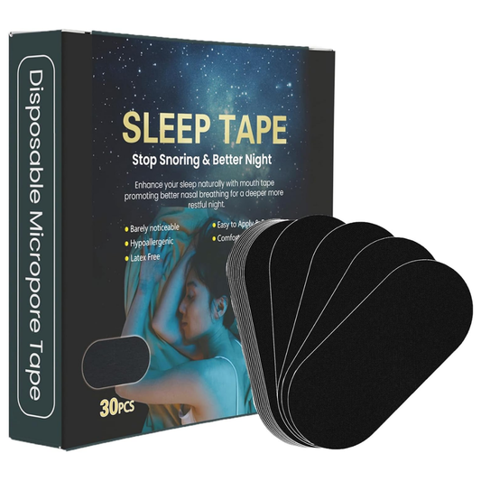 DUUGODS Black Gentle Premium Sleep Tape  Latex-Free 30count