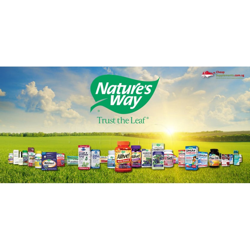 Nature's Way Red Clover Blossoms and Herb, 800 mg (100 Capsules)