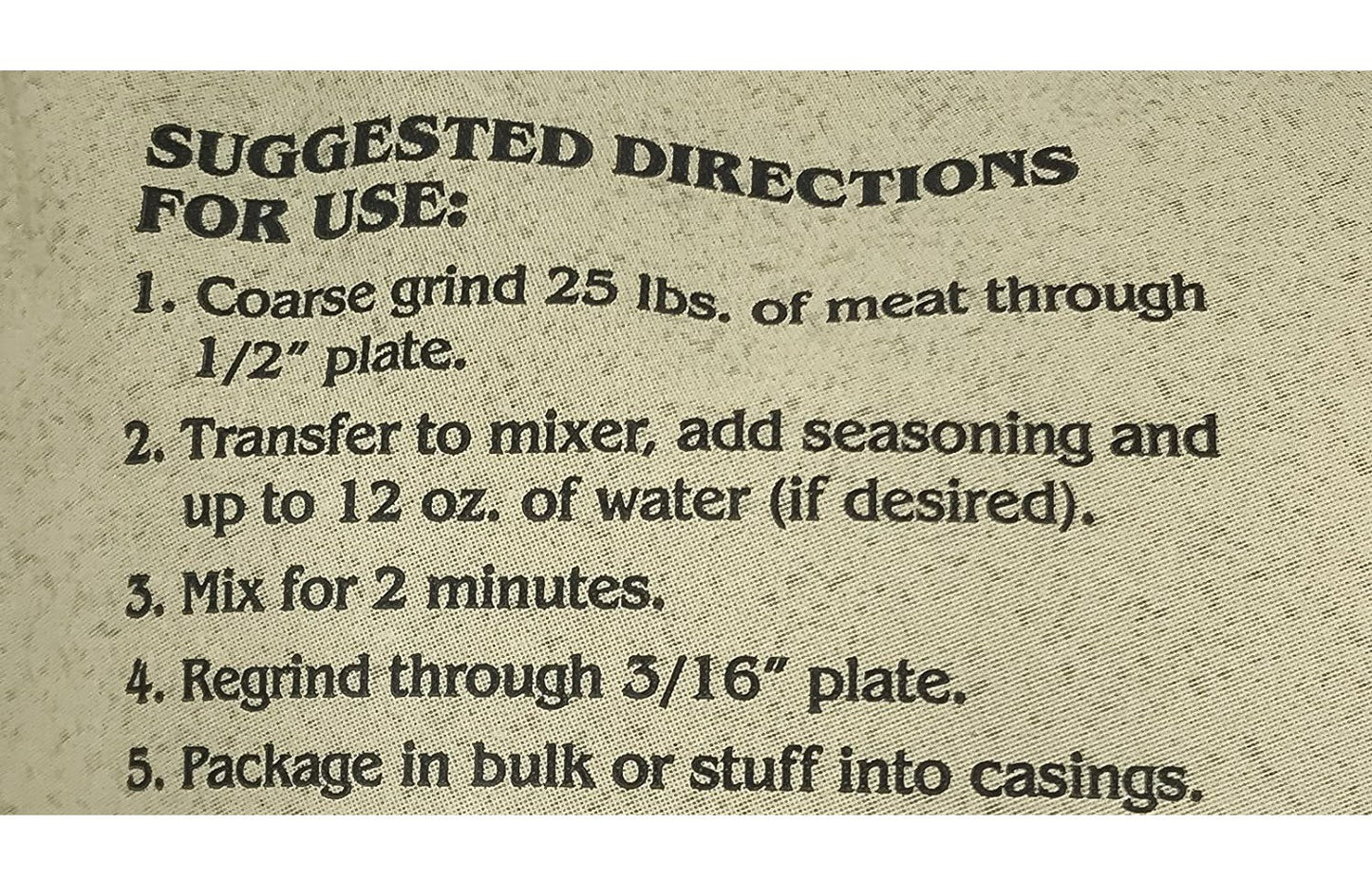 A.C. Legg Blend 10 Pork Sausage Seasoning, Seasons 25 lbs of Meat, 8 oz / 227 g