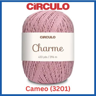 Circulo Yarns CHARME 100% Brazilian Virgin Cotton Yarn 433 yds / 396 m