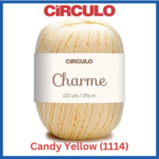 Circulo Yarns CHARME 100% Brazilian Virgin Cotton Yarn 433 yds / 396 m