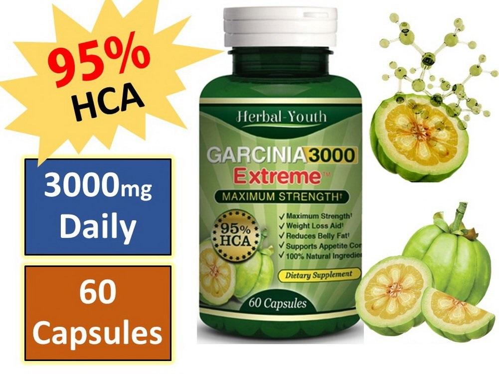 Herbal Youth 3000 Garcinia Cambogia Extreme Maximum Strength - 60 Caps
