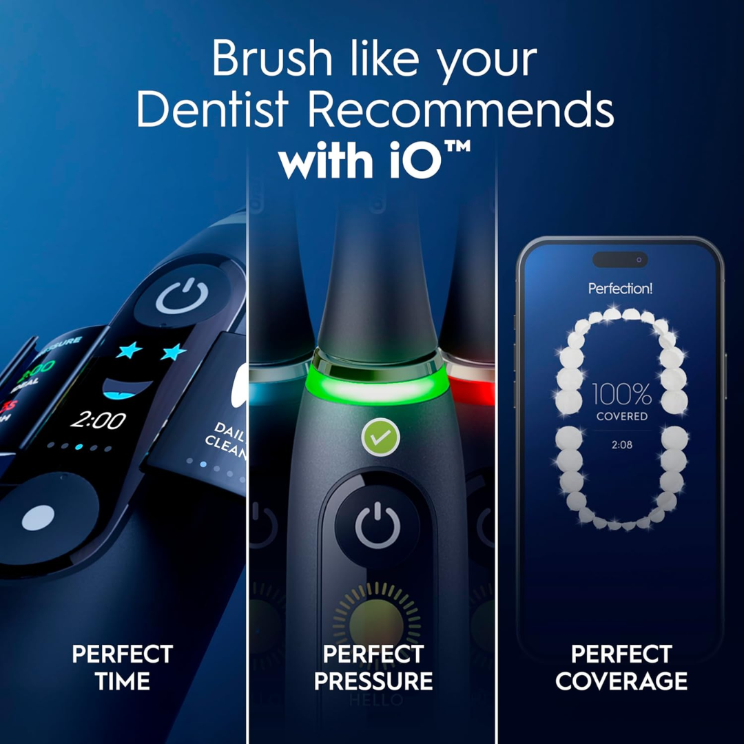 Oral-B iO Series 9 Rechargeable Toothbrush, Black Onyx