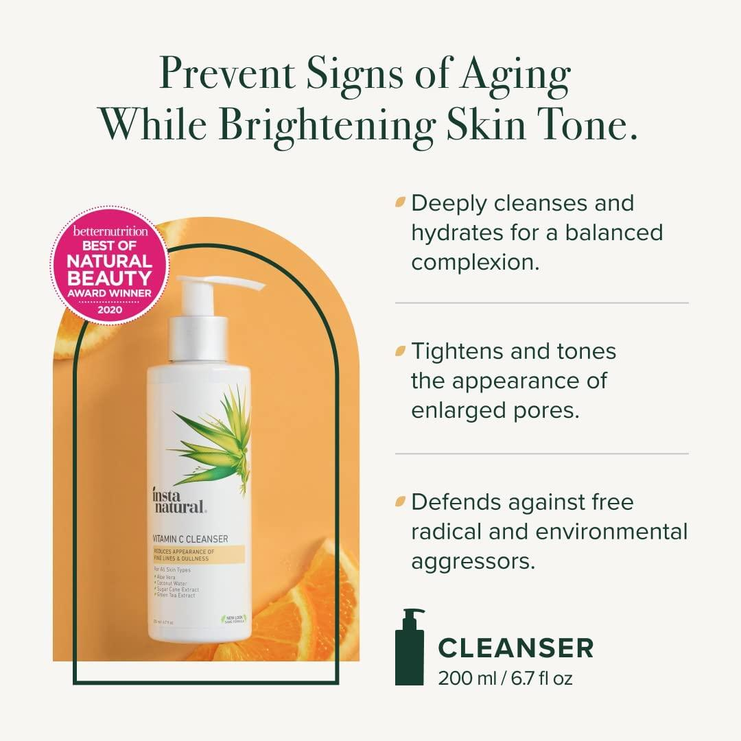 Insta Natural Vitamin C Cleanser, 200 ml / 6.7 oz