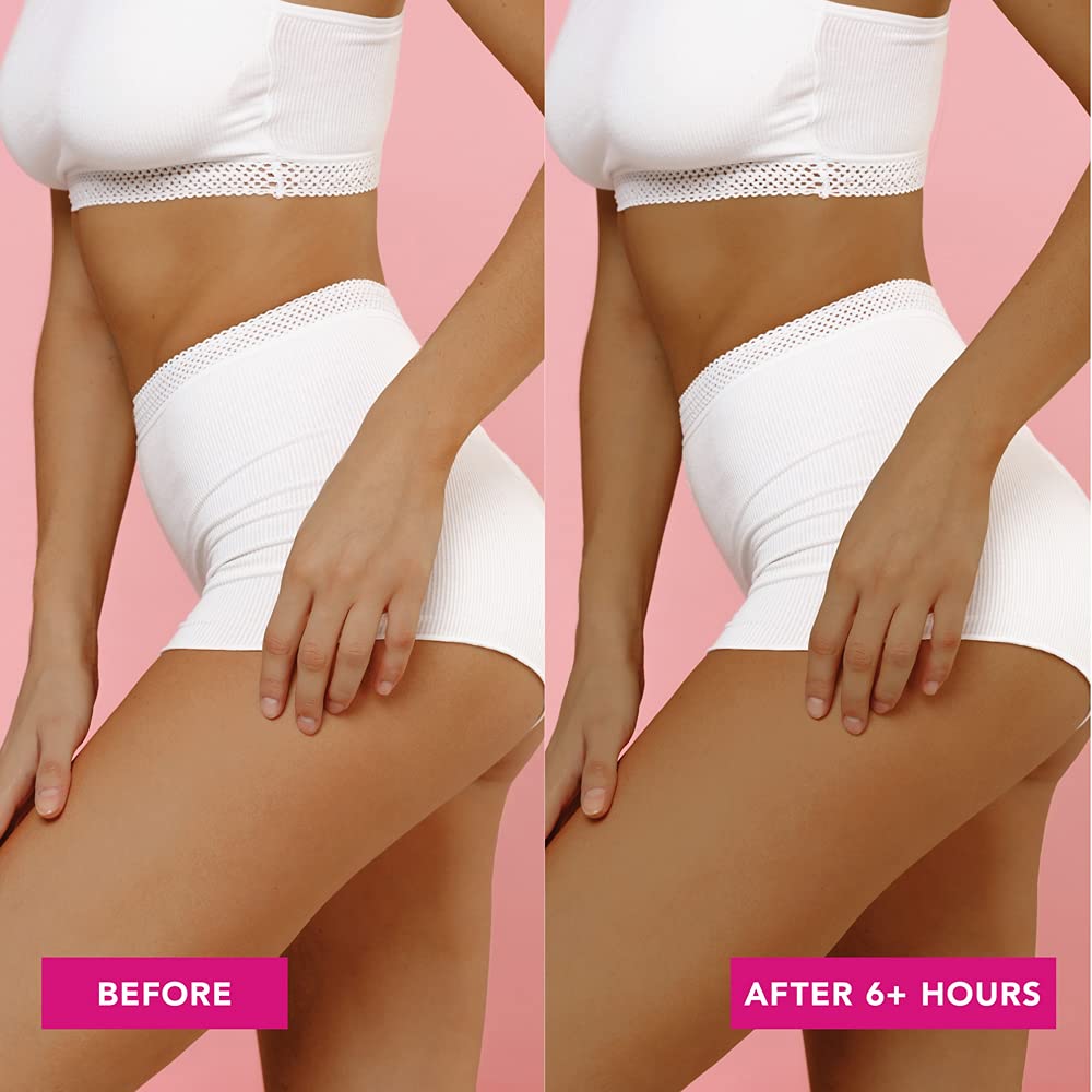 Jergens Natural Glow Instant Sun Sunless Tanning Mousse Body Bronzer for Deep Bronze Tan, 6 fl.oz / 177 ml (NO CAP)