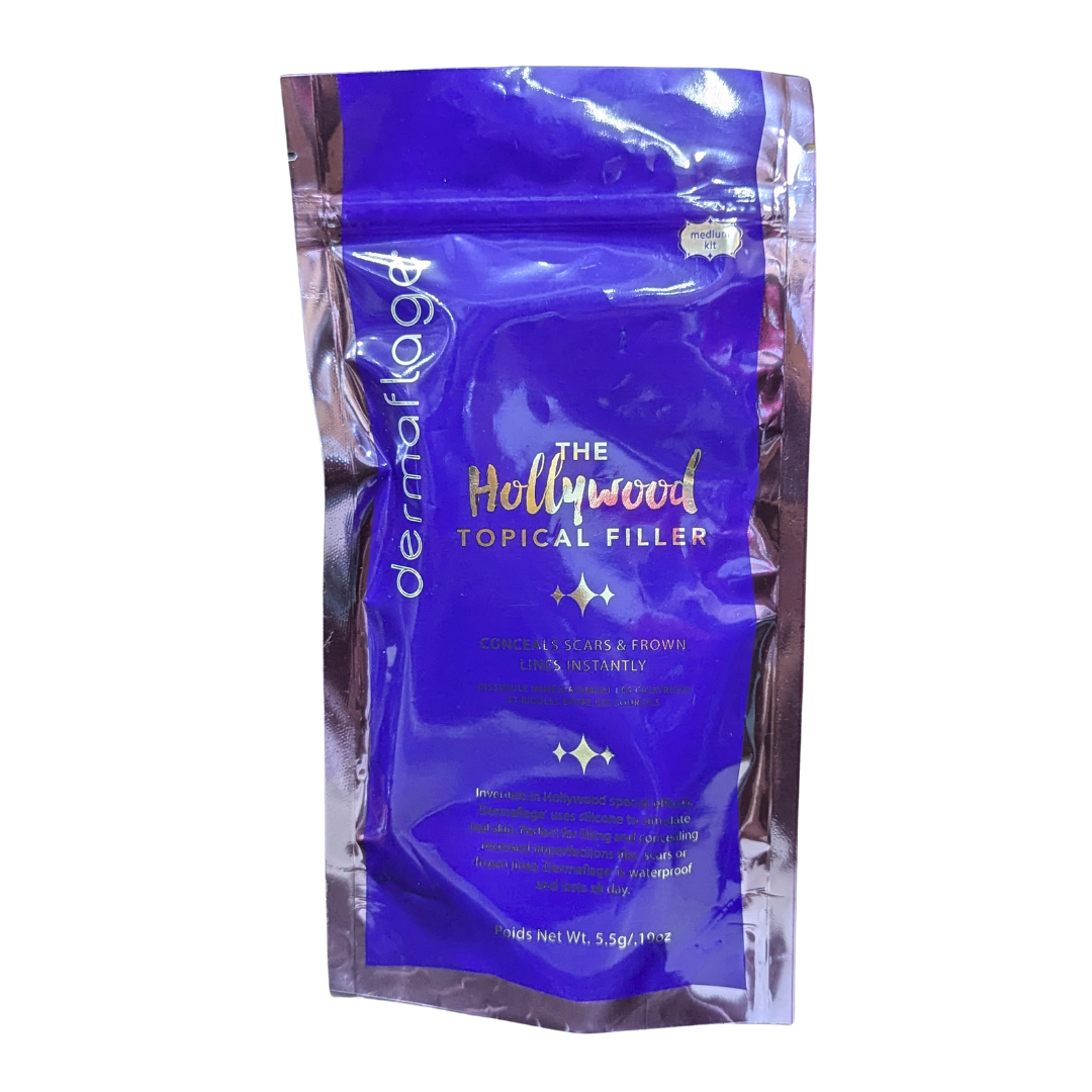 Dermaflage The Hollywood Topical Filler Kit Conceals Scars & Frown Lines 5.5 g 1 Count