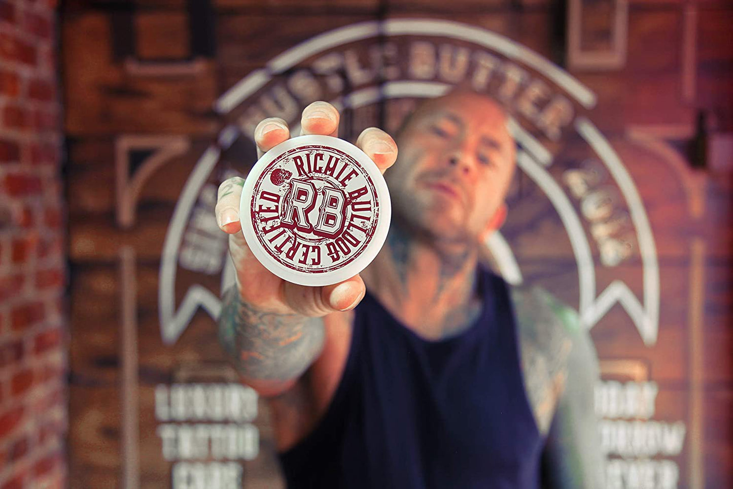 Hustle Butter Deluxe Tattoo Butter for Before During After Process Lubricates & Moisturizes 5 oz
