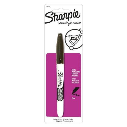 Sharpie Rub-a-Dub Permanent Marker Fine Point, Black Ink (NO BOX) 1 Piece