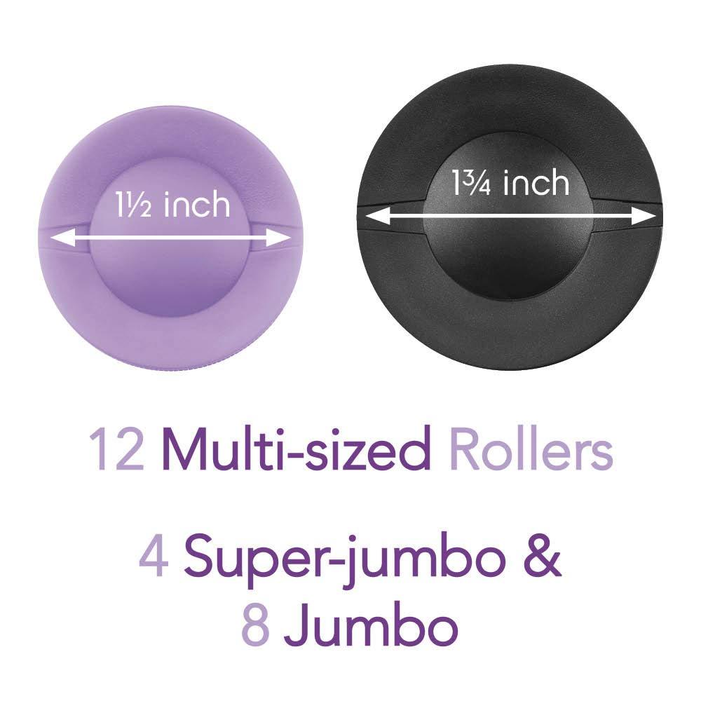 CONAIR 12 Flocked Rollers (V10258) Unit Is For 110V