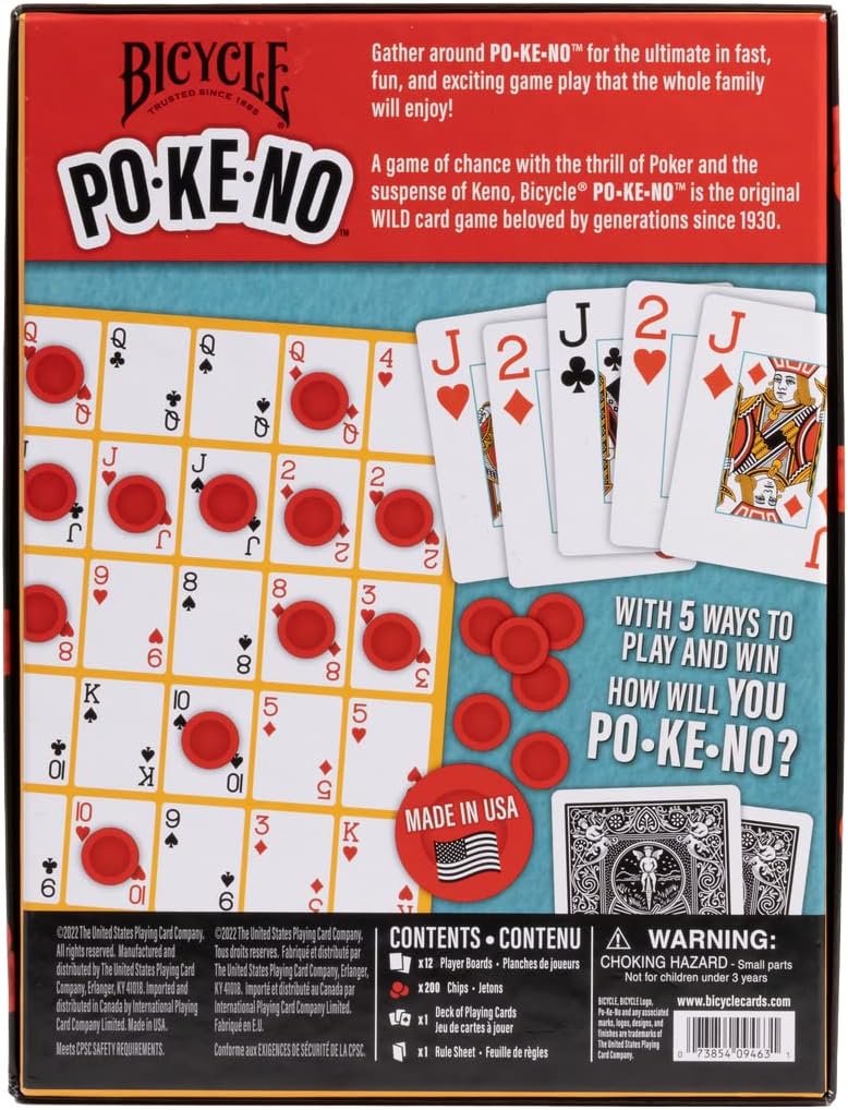 Bicycle POKENO The Original Wild Card Game (1 Count)