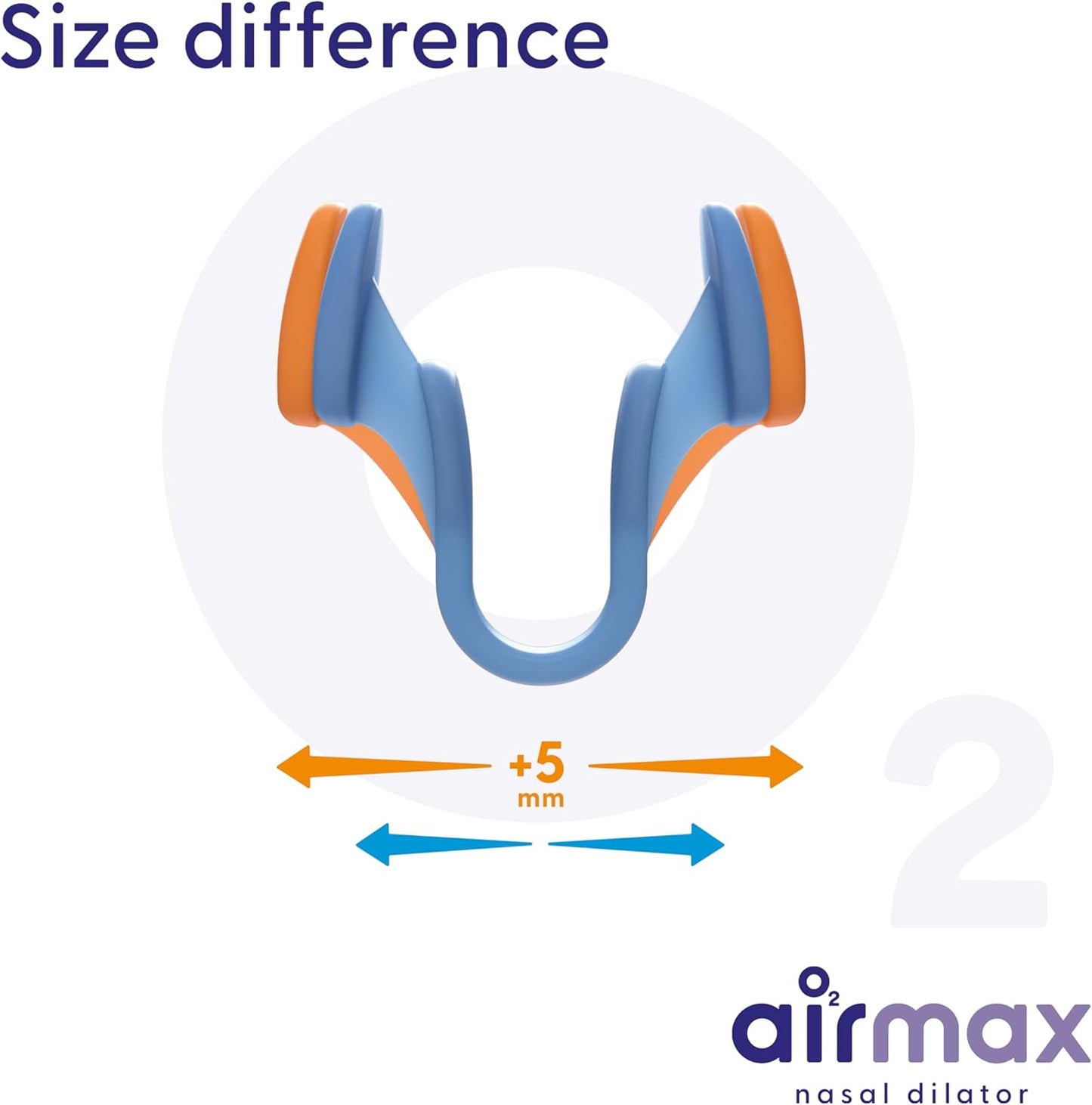 AirMax Sport Nasal Dilator Small and Medium Sizes, 1 Trial Pack