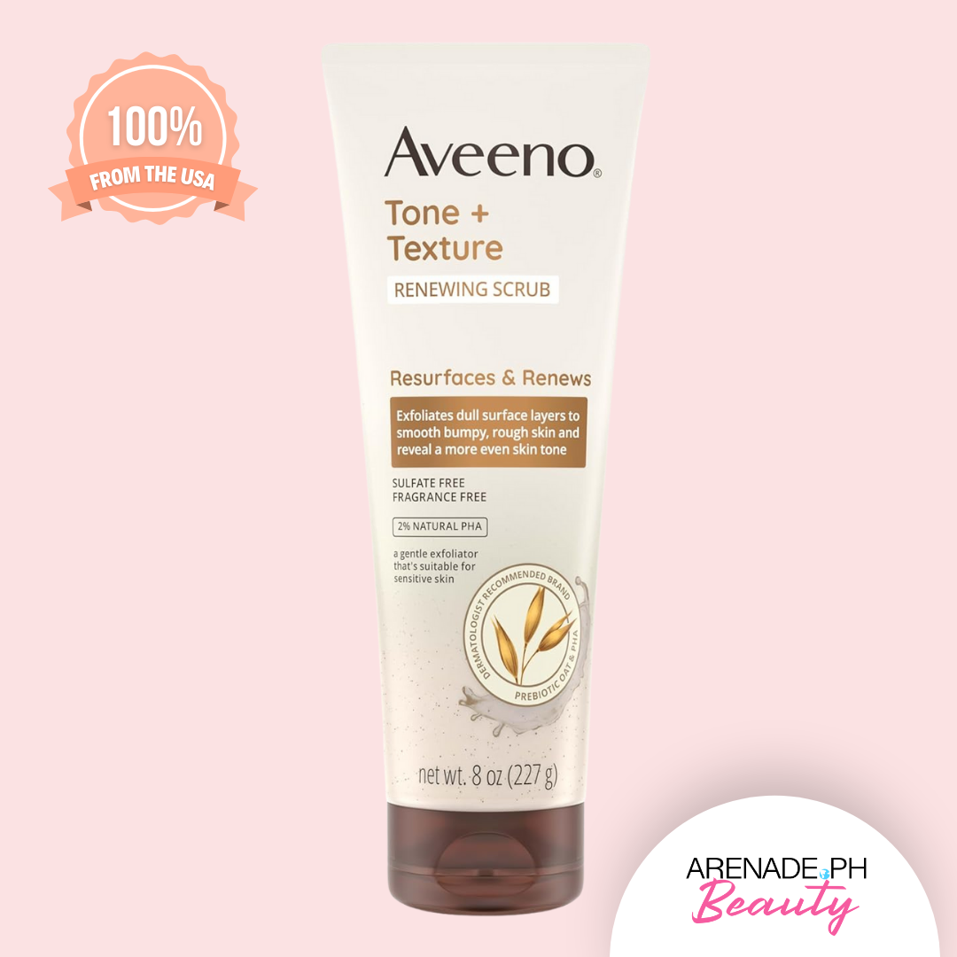 Aveeno Tone + Texture Renewing Body Scrub, 227 g / 8 oz