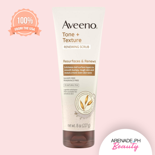 Aveeno Tone + Texture Renewing Body Scrub, 227 g / 8 oz