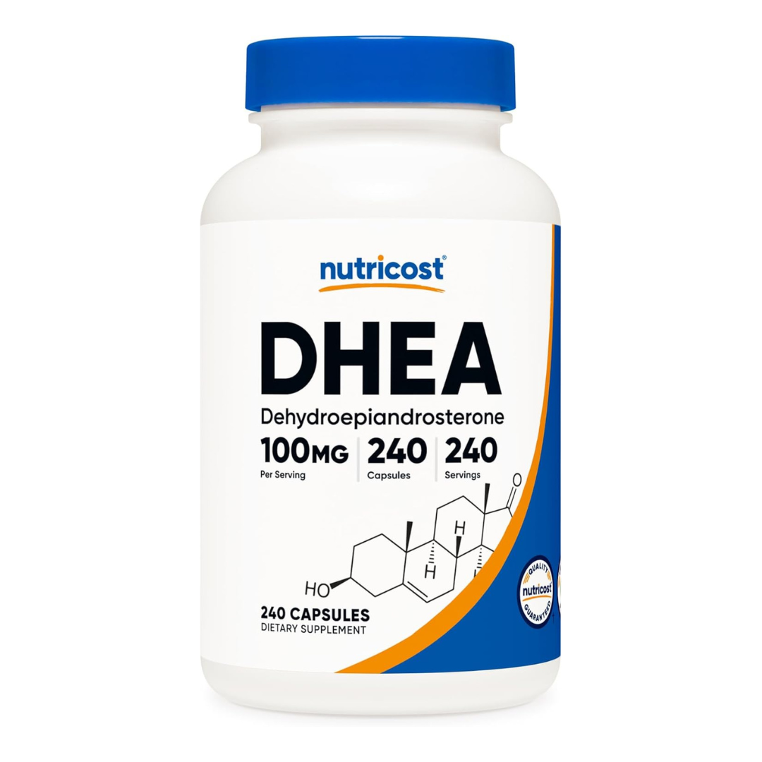 Nutricost DHEA 100mg Supplement 240 Capsules