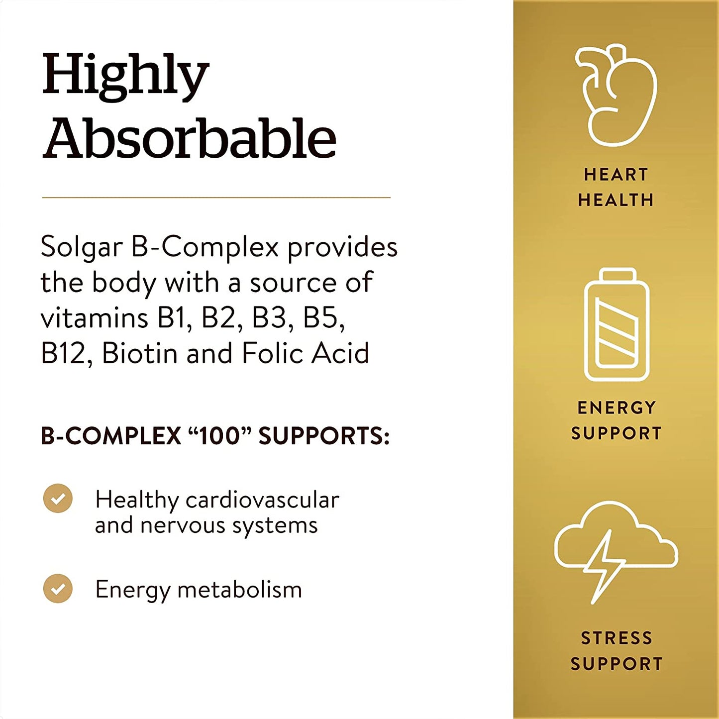 Solgar B-Complex - 50 Vegetable Capsules