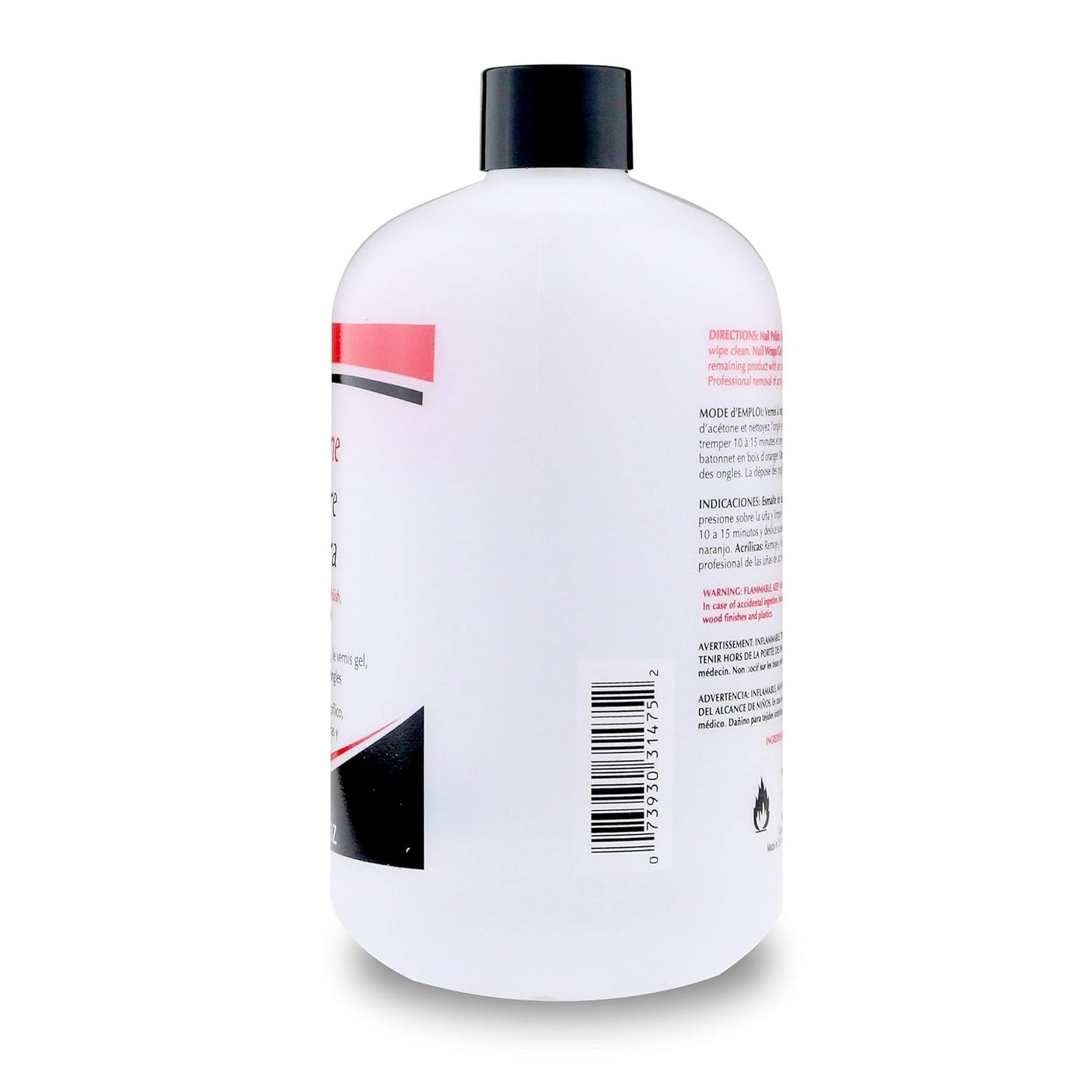 SuperNail Pure Acetone 16 fl oz / 473mL