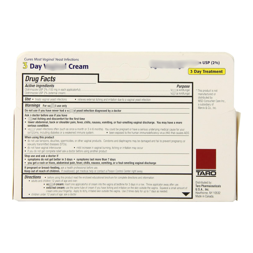 3 Day Antifungal Cream, 21 g / 0.74 oz
