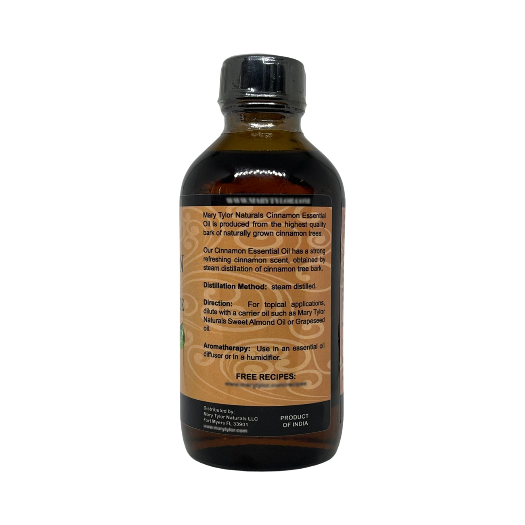 Mary Tylor Naturals Cinnamon Essential Oil, 4 oz / 118 ml