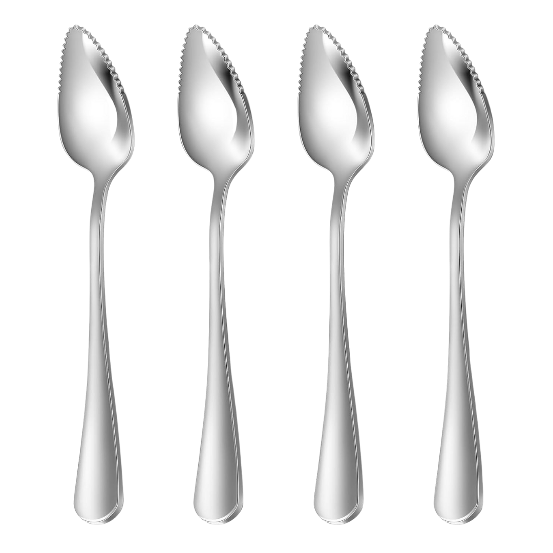 Hiware Grapefruit Spoon Stainless Steel, 4 Piece