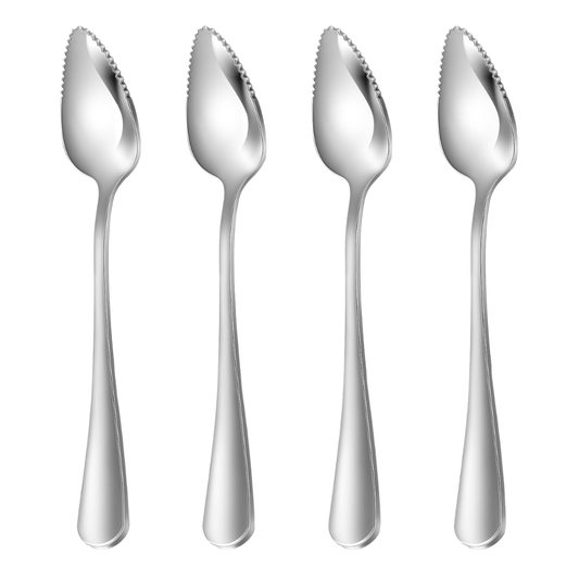Hiware Grapefruit Spoon Stainless Steel, 4 Piece