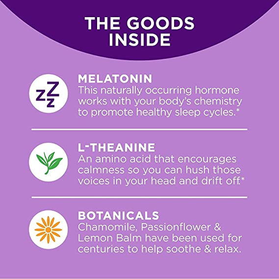 OLLY Sleep Gummy for a Healthy Sleep Cycle (50 Gummies)