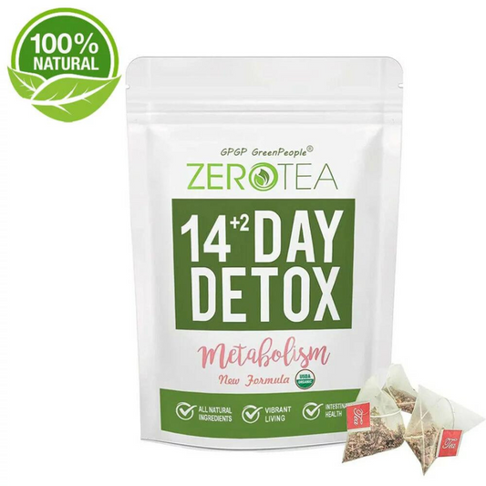 Zero Tea Detox Tea, Weight Loss Tea, Teatox Herbal Tea for Cleanse 14+2days