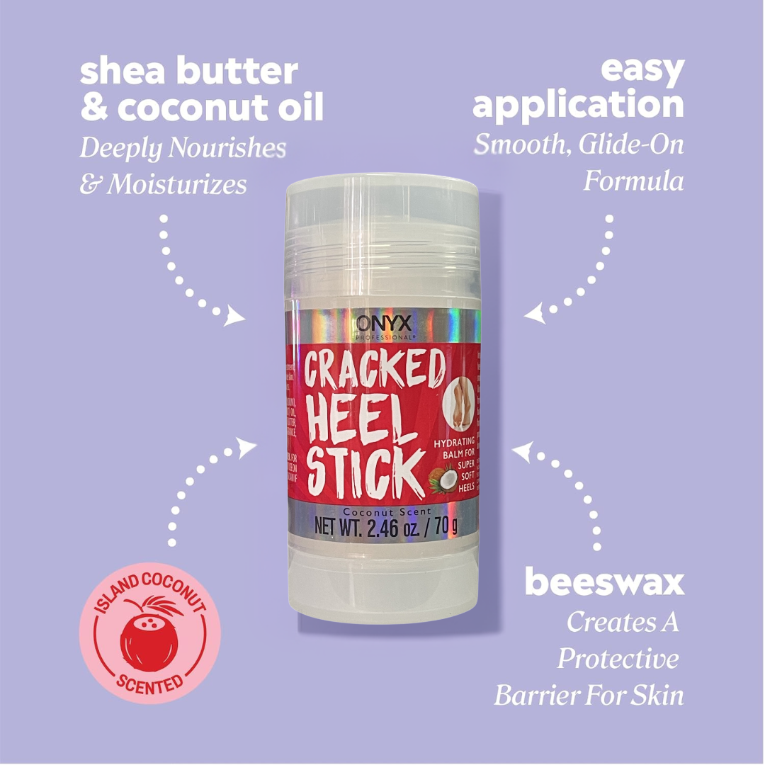 Onyx Cracked Heel Stick Coconut Scent, 2.46 oz / 70 g