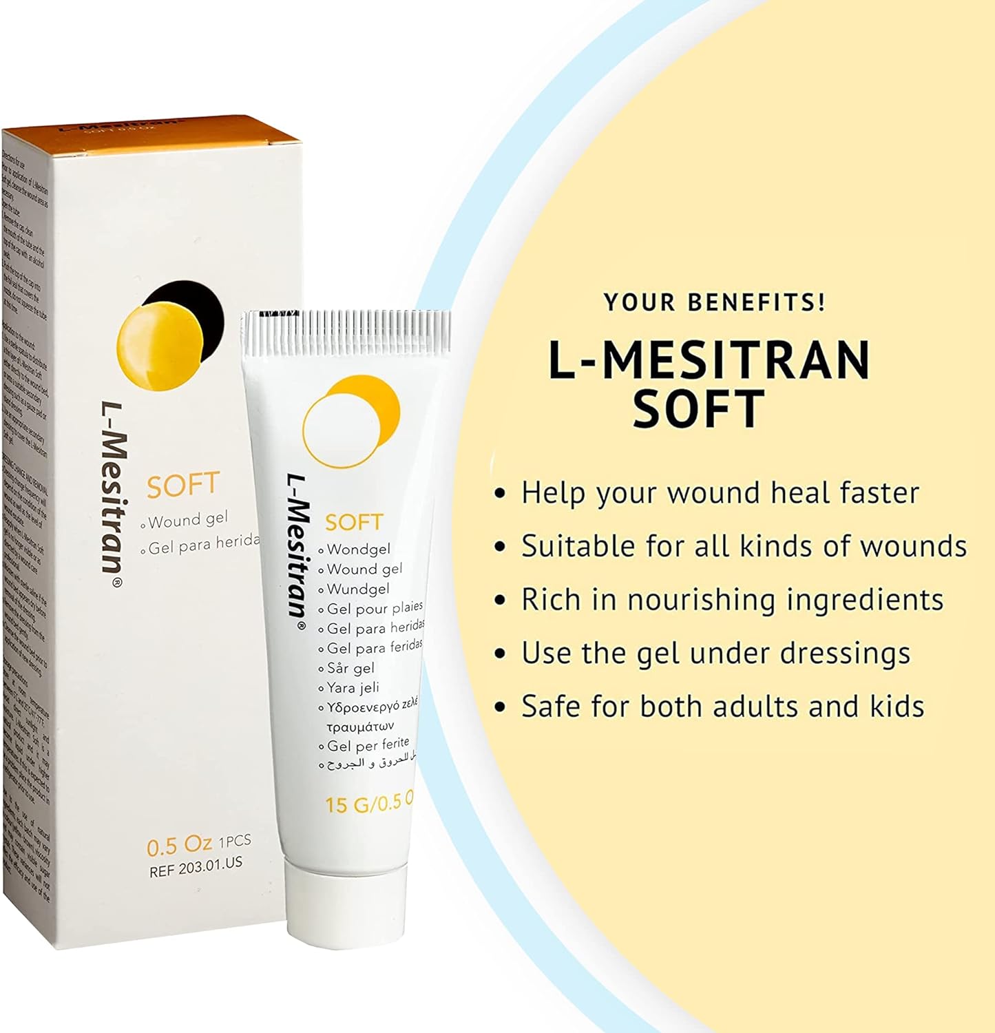 L-Mesitran Soft Wound Gel 0.5 oz (1 Count)