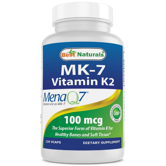 Best Naturals MK-7 Vitamin K2 100 mcg (120 caps)
