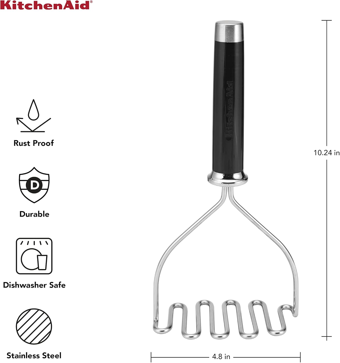 KitchenAid Stainless Wire Masher, 1 Piece