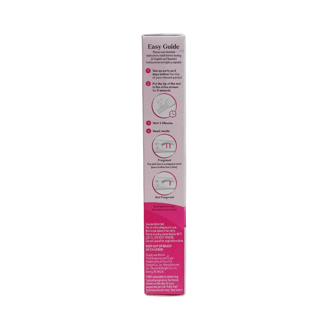 First Response Pregnancy Early Result 6 Days Sooner, 2 Tests