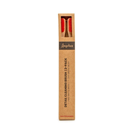 Angelus Detail Cleaning Brush / 2 Pack (1 Hard Bristle / 1 Soft Bristle)